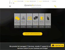 Tablet Screenshot of dynamixsolutions.com